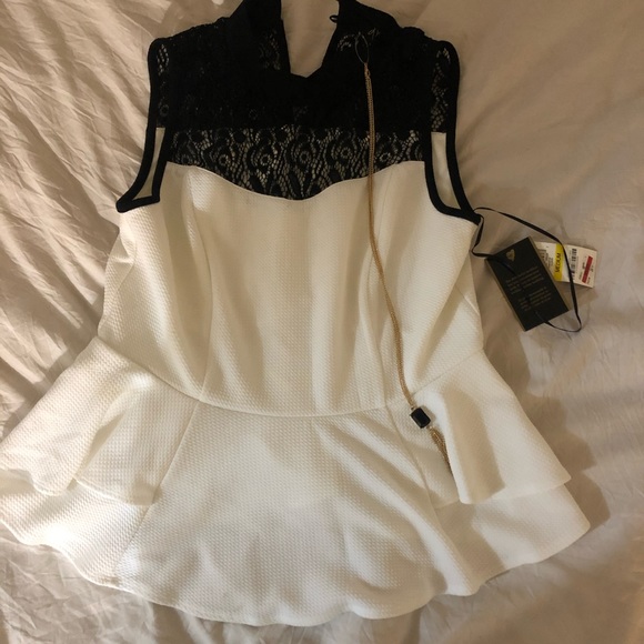 Thalia Sodi Tops - Flirty Peplum Top